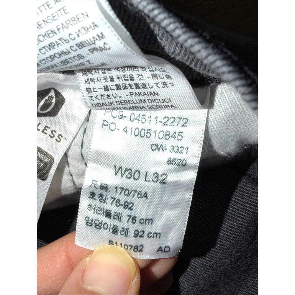 Levi’s 511 Men’s Jeans 30x32 (Length 30) Slim Fit Straight Leg Stretch Gray
